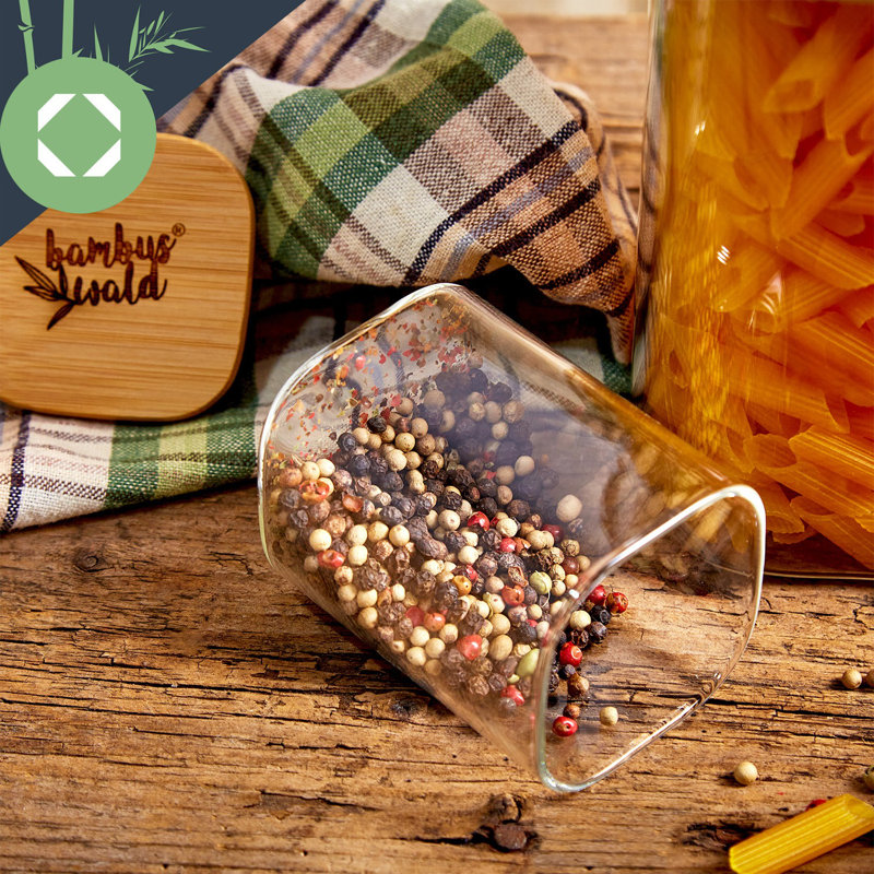 Glass Canister - Set of 10