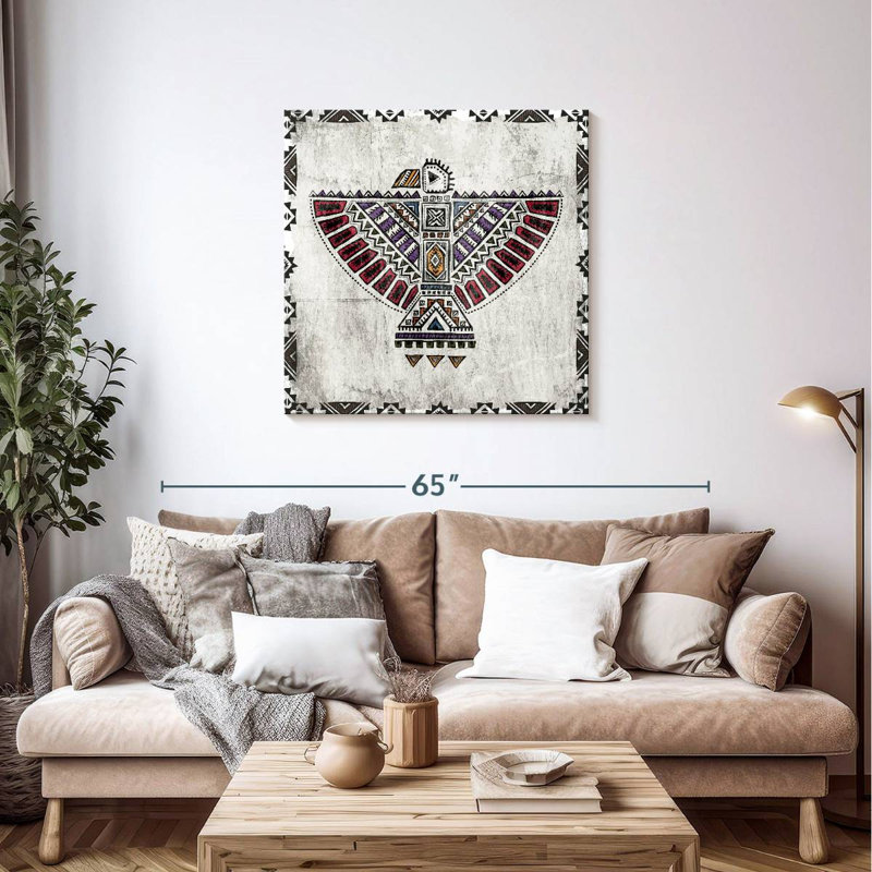 Lelar Native American Pattern, 36" H x 36" W