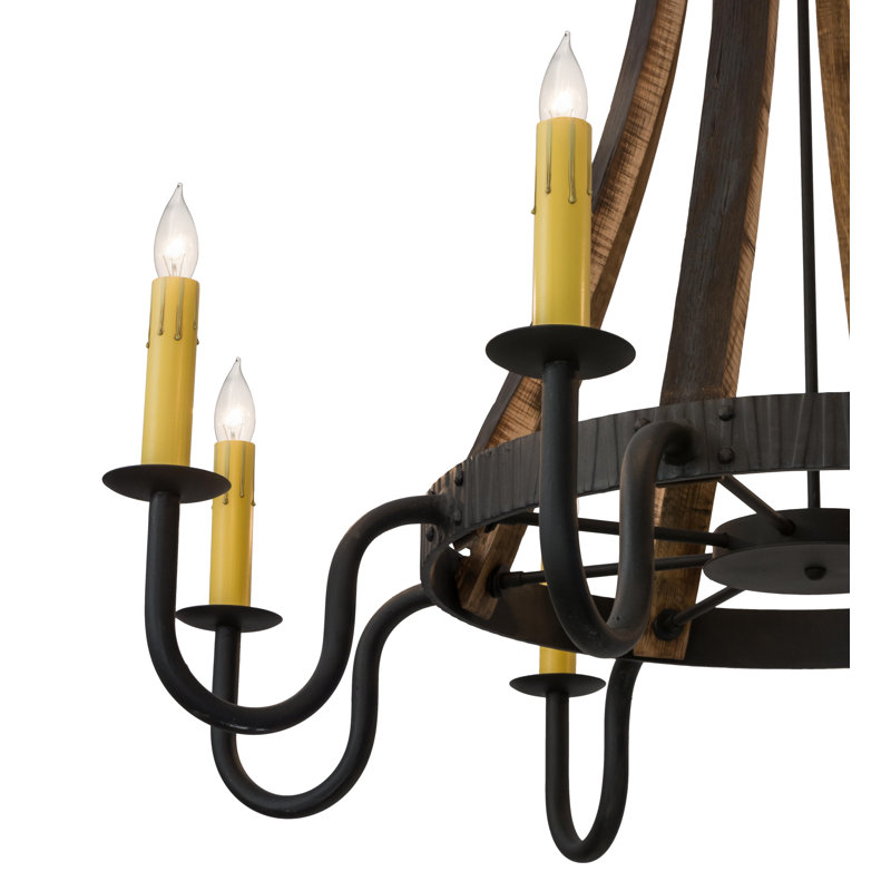 Rustic Lodge 8 - Light Chandelier