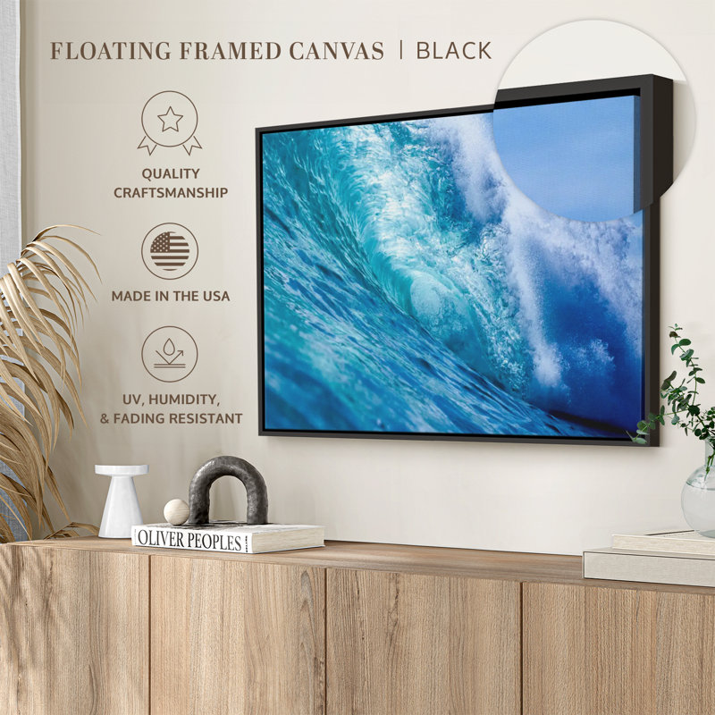 Nicaragua Ocean Wave Canvas Print, 13" H x 19" W