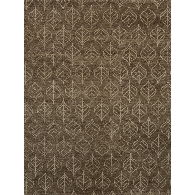 Tapis rectangulaire en laine blanc / noir, Rectangle 3 pi x 5 pi