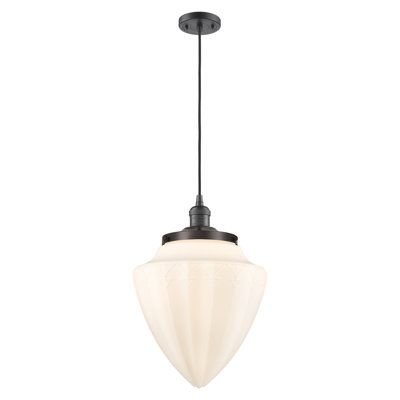 Luminaire suspendu simple à 1 lumière
