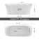 67'' x 31'' Freestanding Soaking Acrylic Bathtub