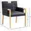 Jaynia Vegan Leather Dining Arm Chair-1547461752-1547461759