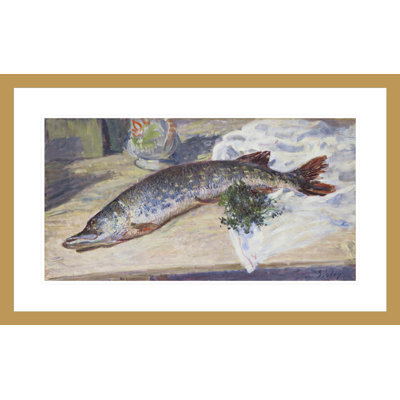 The Pike (Le Brochet) by Alfred Sisley -Framed Giclee Print