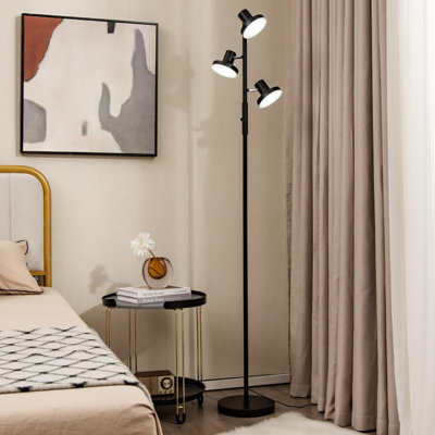 173cm Black LED Tree Floor Lamp