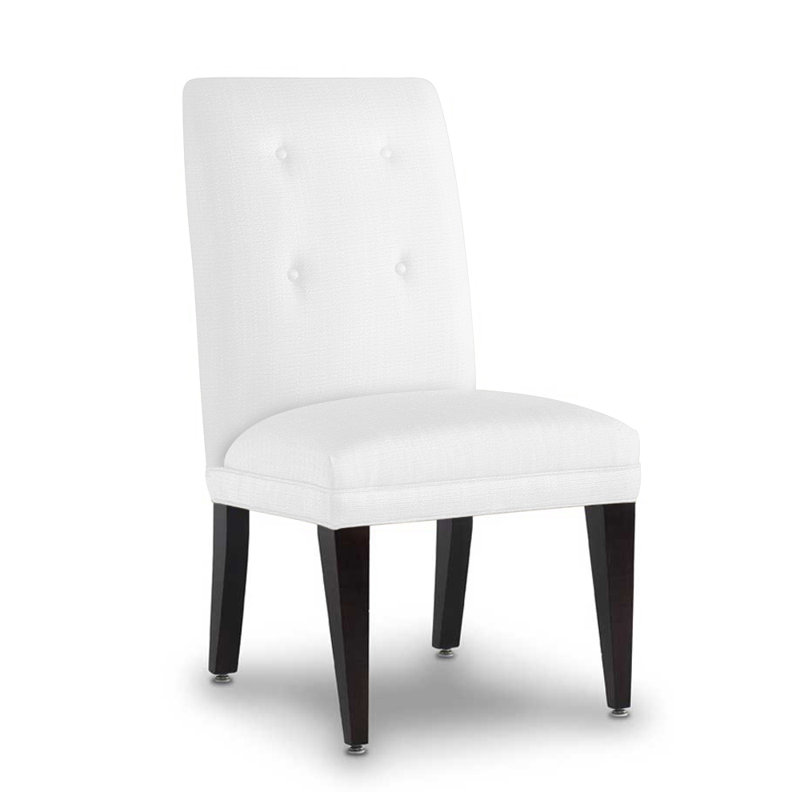 Upholstered Dining Chair, Snow Polyester