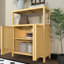 Armoire de rangement en bambou de grande capacité pour salle de bain