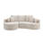 Bridger Boneless 106" W 2-Piece Curved Compression Sectional-639181103