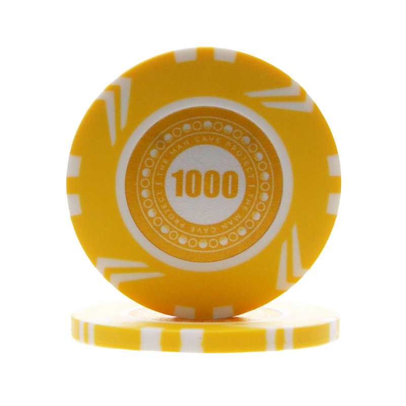 The Man Cave Project Plastic Poker Chips