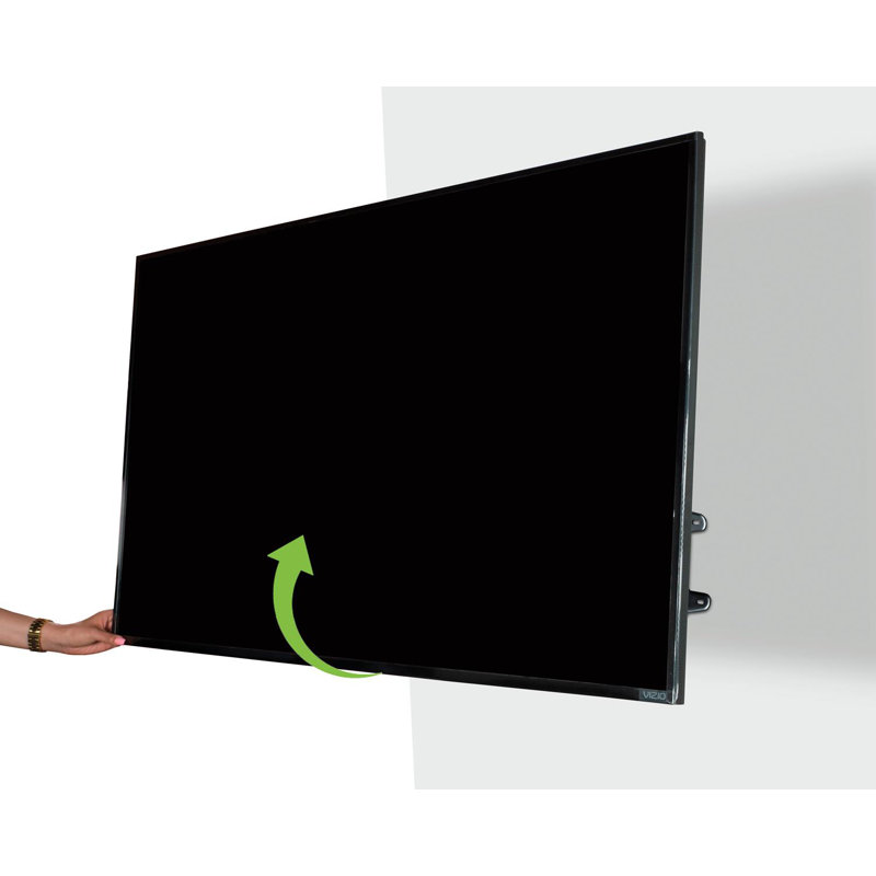 Atlantic Black Steel Full-Motion Spring Arm TV Wall Mount