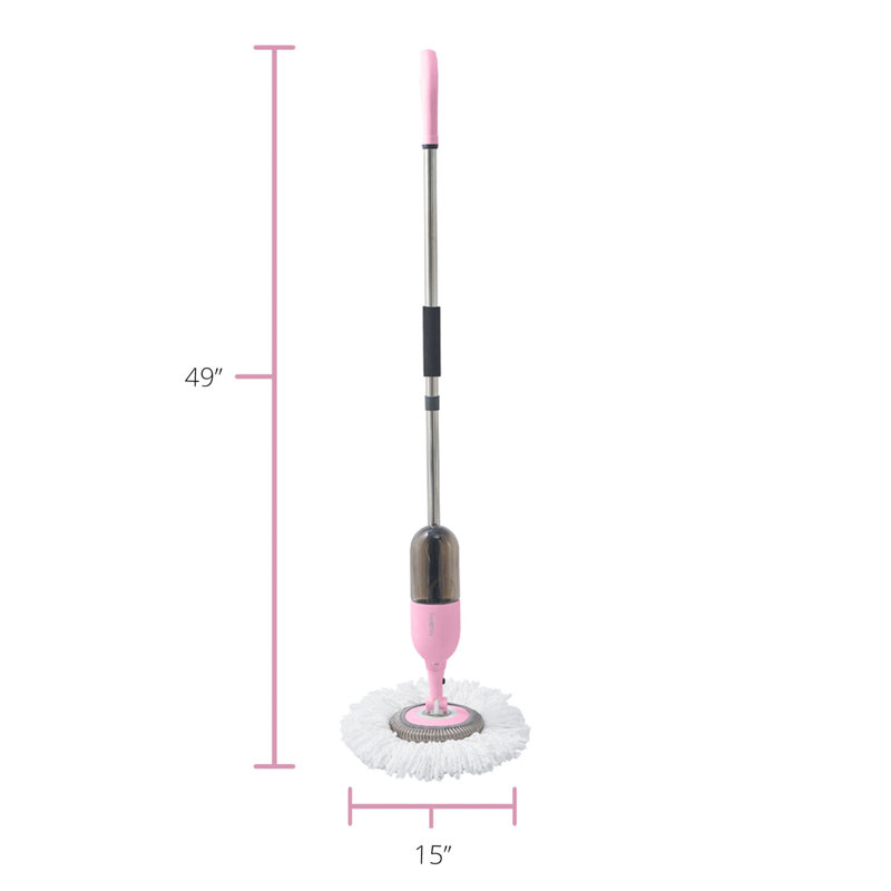 Clean Everywhere Spray Mop Kit in Pink