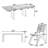 6 Dining With 82.7inch Extendable Table, Upholstered Seating, 2 11.8-inch Detachable Leaves, Walnut Quality Table , Chairs & Bench, Removable Identifiable