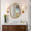 Miroir mural irrégulier décoratif, miroir asymétrique pour la décoration murale, miroirs d'appoint ondulés pour le salon, la salle de bain, le vestibule, miroir à forme irrégulière abstraite, 32 po x 22 po