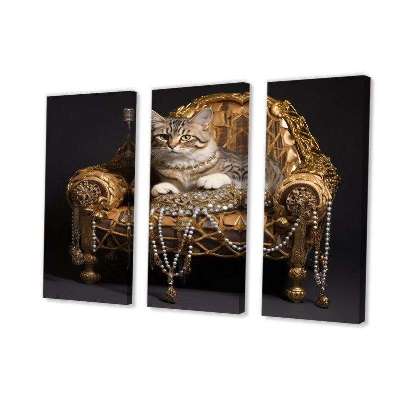 Ensemble d'art mural sur toile Gangsta Glam, H 28 po x l 36 po x P 1 po
