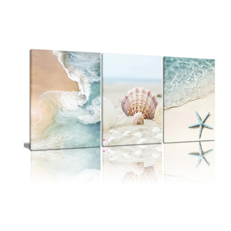 3 Piece Wrapped Canvas Print, 40 cm H x 30 cm W