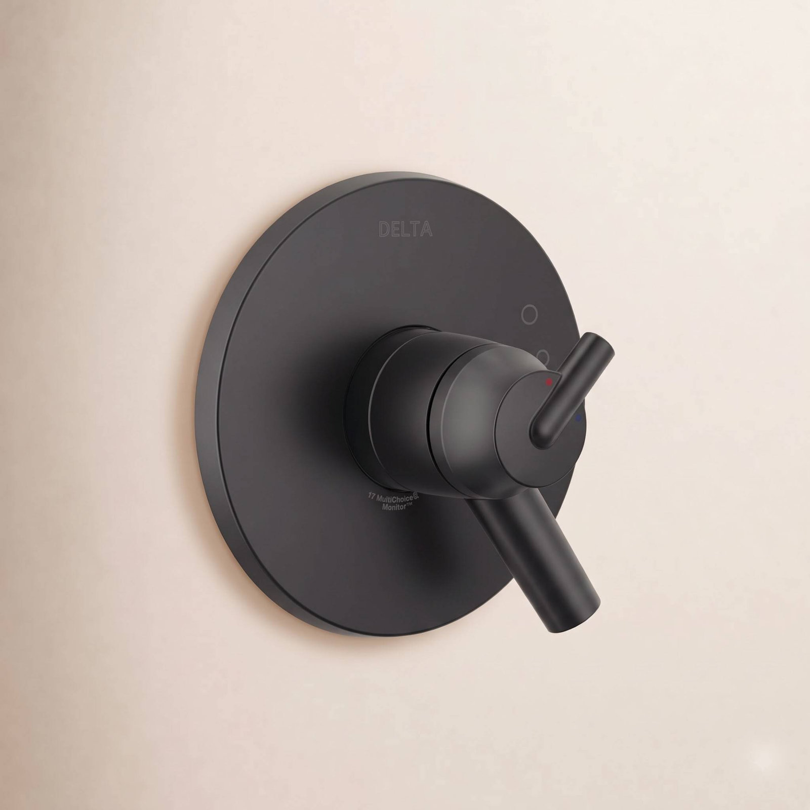 Trinsic 17 Series Dual-Function Valve Trim Kit, Matte Black