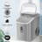 Nugget Countertop Ice Maker With Soft Chewable Ice, Automatic 34S In 24 Hours, Pebble Portable Ice Machine With Ice Scoop, Self-Cleaning, One-Click Operation, For Kitchen,Office-88551926