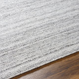 Abstract Area Rug in Gray