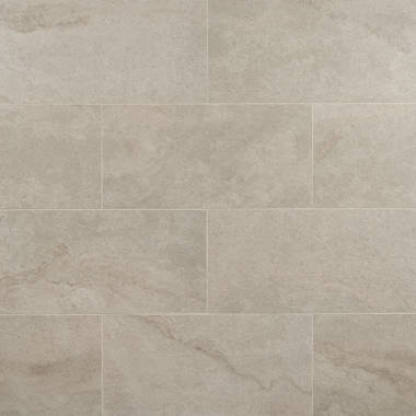 Ivy Hill Tile Dominion Charcoal Black 23.62 in. x 47.24 in. Matte Limestone Look Porcelain Floor and Wall Tile (15.49 Sq. ft./Case)