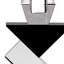 Bougeoir de table en cristal 14,5 po