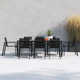 Evita 126'' Rectangular 8 - Person Outdoor Dining Set