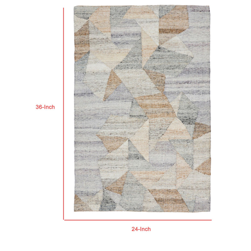 Tawas Moroccan Area Rug, Rectangle 2' x 3'