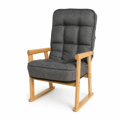 Fauteuil lombaire ajustable rembourré pour le salon, la chambre et le grenier
