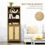 Bibliothèque avec armoire et bibliothèque ouverte