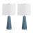 Set Of 2 Ceramic Table Lamps with Shade-278614830