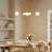38'' (W) 6 - Light Arched Chandelier With Globe Shade