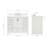 43'' Single Bathroom Vanity with White Quartz Top-93359320