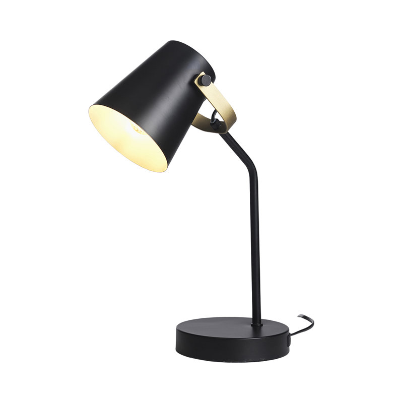 Chesterland Metal Table Lamp, Black