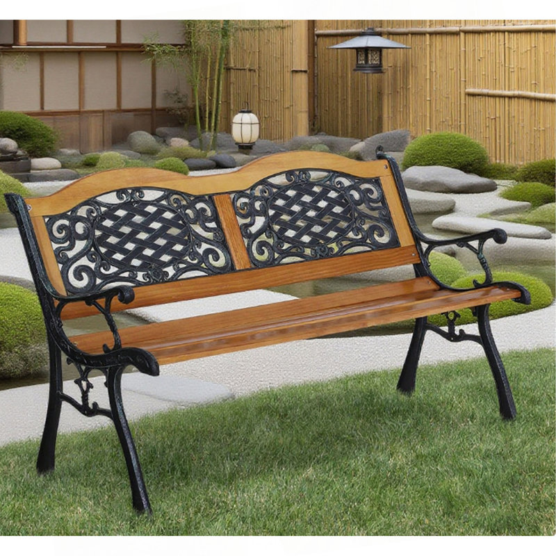 Outdoor Garden Bench, Park Patio Bench