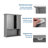 Dalila Modern Wall-Mounted Bathroom Storage Cabinet with Double Doors and Open Shelf-1344312184