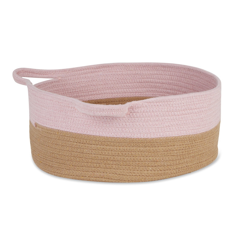 PANIER POUR ANIMAUX DE COMPAGNIE EN CAT, Beige / Rose