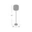 Lampe sur pied réglable 65 po Courtland-71043143