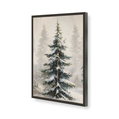 «Winter Pines II» par Jo Moulton, reproduction d'art sur toile