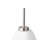 1-light Mini Pendant With Pyramid Shaped Etched White Glass Shade-1489877369