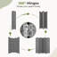 Paravent pliable en fibre de diamant tissé à la main 6 pi Elmina-2115270779-2024024102
