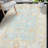 Bordered Floral Durable Performance Indoor/Outdoor Area Rug-1269608774