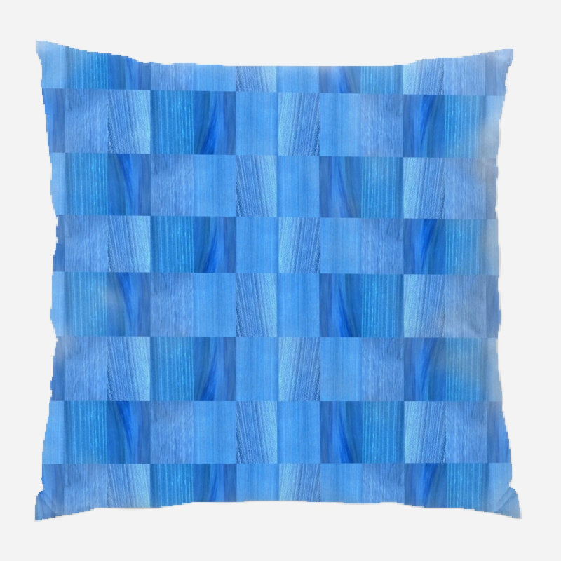 Geometric Microsuede Reversible Throw Pillow