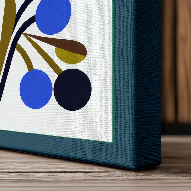 Print, 18x12 - 45.7 x 30.5 cm, Teal Border