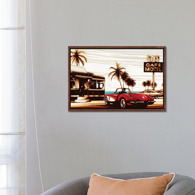 Diner By The Sea by Max Zorn - Print on Canvas