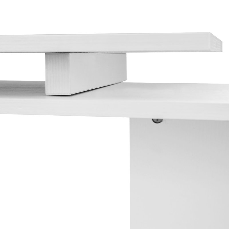 55 "55" Bureau d'angle 55 "rotatif à 360 ° 55" avec bureau 3 pièces