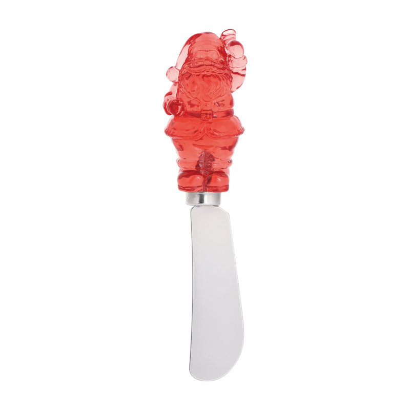 Kris Kringle Transparent Polyresin Cheese Spreader, S4
