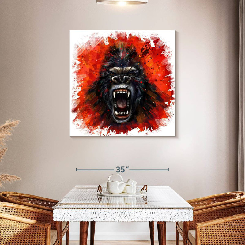 Crowle Gorilla Rage, H 39 po x l 39 po
