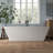 67'' Acrylic Freestanding Tub Freestanding Soaking Bathtub