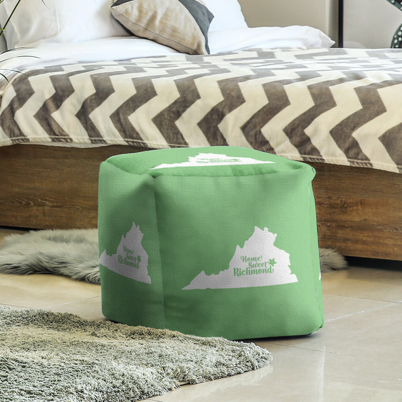 Repose-pieds cubique richmond virginie, Vert