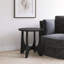 Table basse noire en bois-563889168